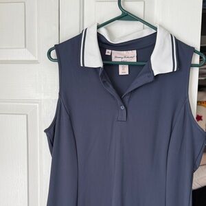 Tommy Bahama Dark Blue Sleeveless Collared golf dress